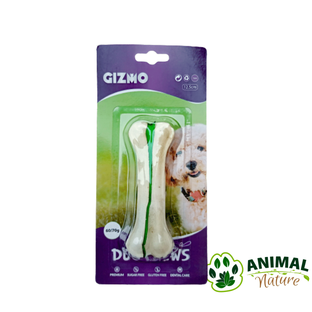 GIZMO dvobojna presovana koska poslastice za pse za žvakanje 1kom / 12,5cm