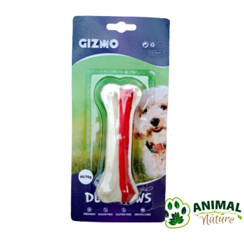 GIZMO dvobojna presovana koska poslastice za pse za žvakanje 1kom / 12,5cm