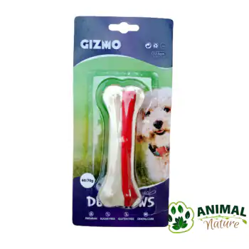 GIZMO dvobojna presovana koska poslastice za pse za žvakanje 1kom / 12,5cm