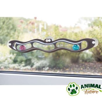 Igračka za mačke sa kačenjem na prozor ili staklena vrata