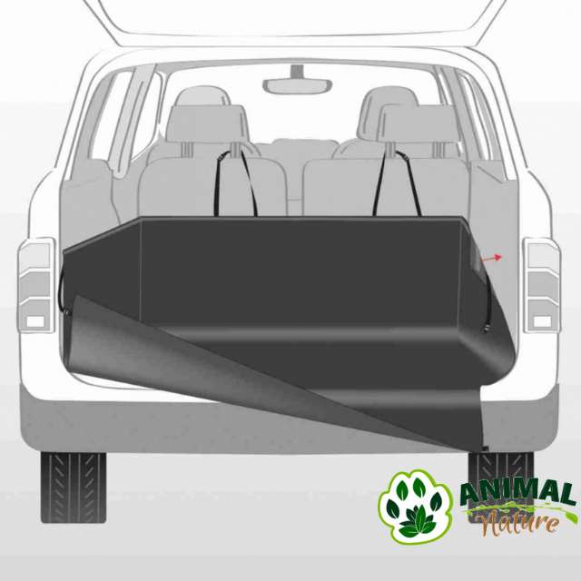 Zaštitna prostirka za pse za gepek automobila sa zaštitom za branik - Animal Nature