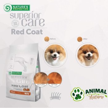 Nature’s Protection Superior Care Red Coat hrana za ridje braon pse - Animal Nature