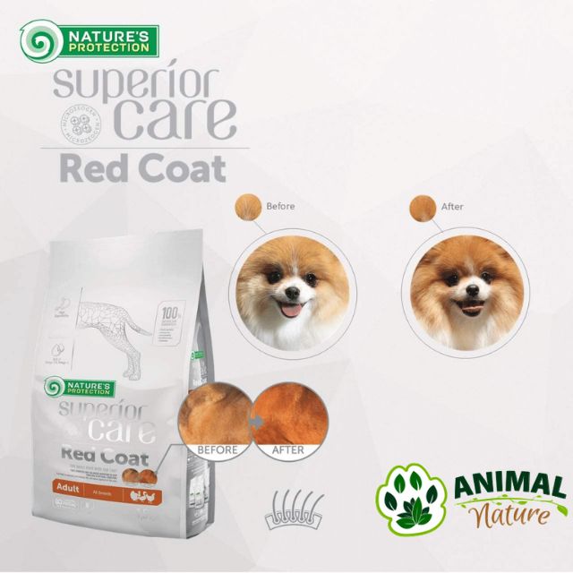 Nature’s Protection Superior Care Red Coat hrana za ridje braon pse - Animal Nature