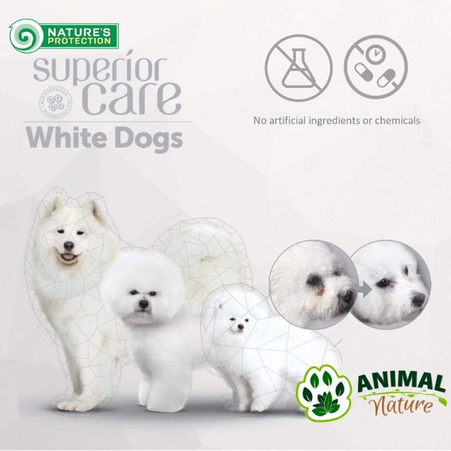 Nature’s Protection Superior Care hrana za štence belih rasa protiv stvaranja mrlja oko očiju losos - Animal Nature