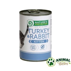 Nature’s Protection vlažna hrana za mačiće sa ćuretinom i zečetinom