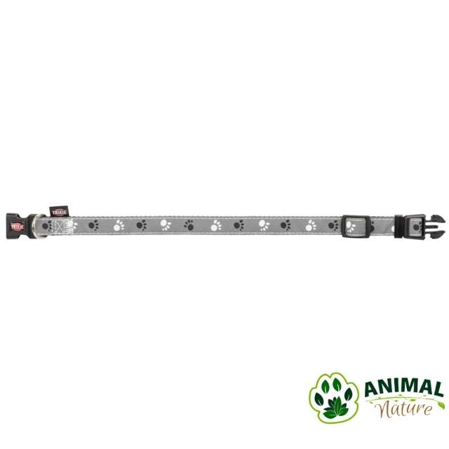 Ogrlice za pse reflektujuće i podesive Silver XS-XL Trixie - Animal Nature