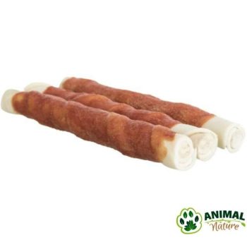 Kožni štapovi umotani u pačetinu poslastice za srednje i velike pse Trixie - Animal Nature