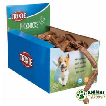 Sušene kobasice za pse sa piletinom, govedinom, jagnjetinom 200kom poslastice za pse Trixie - Animal Nature