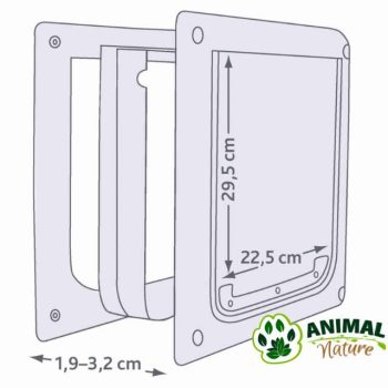 Vrata za pse sa 2 funkcije S-M