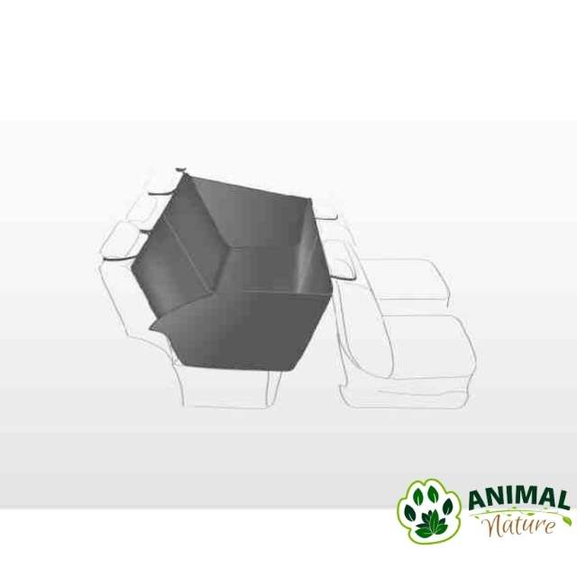 Zastitna prostirka za pse sa zastitom za vrata za zadnja sedišta automobila - Animal Nature