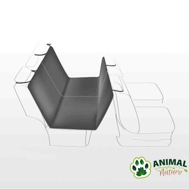 Zastitna prostirka za pse sa zastitom za vrata za zadnja sedišta automobila - Animal Nature